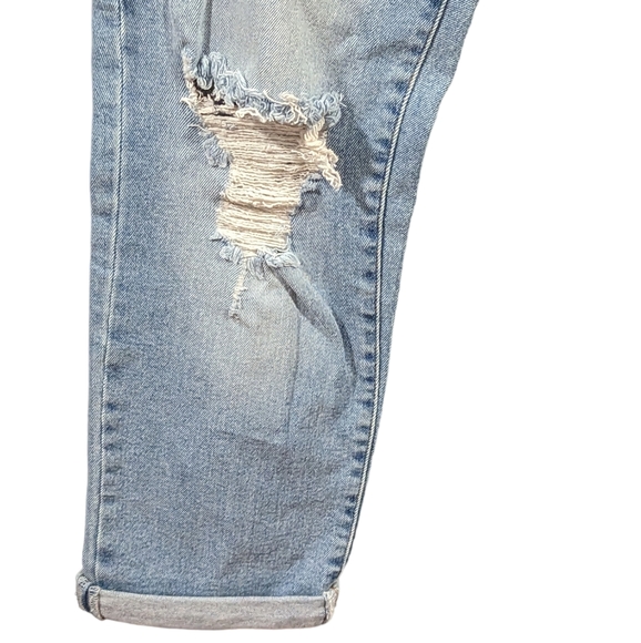 Rachel Roy Kindness Mid Rise Girlfriend Distressed Jeans Size 8/29 - Picture 8 of 13